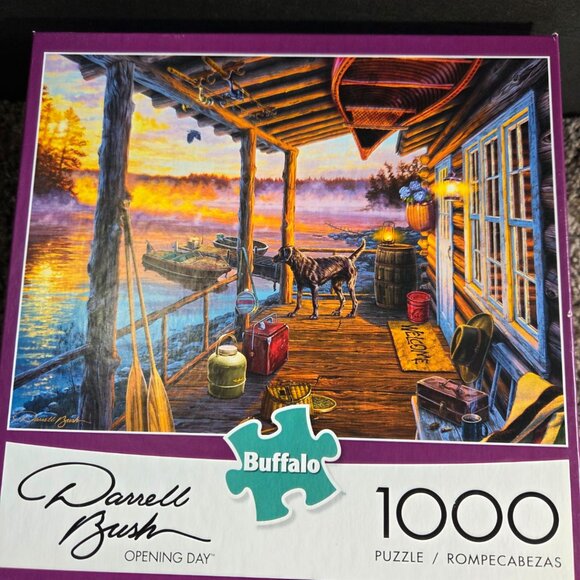 3 Pack of Buffalo Puzzles 1000 and 750 Pieces - Preowned - Picture 4 of 4